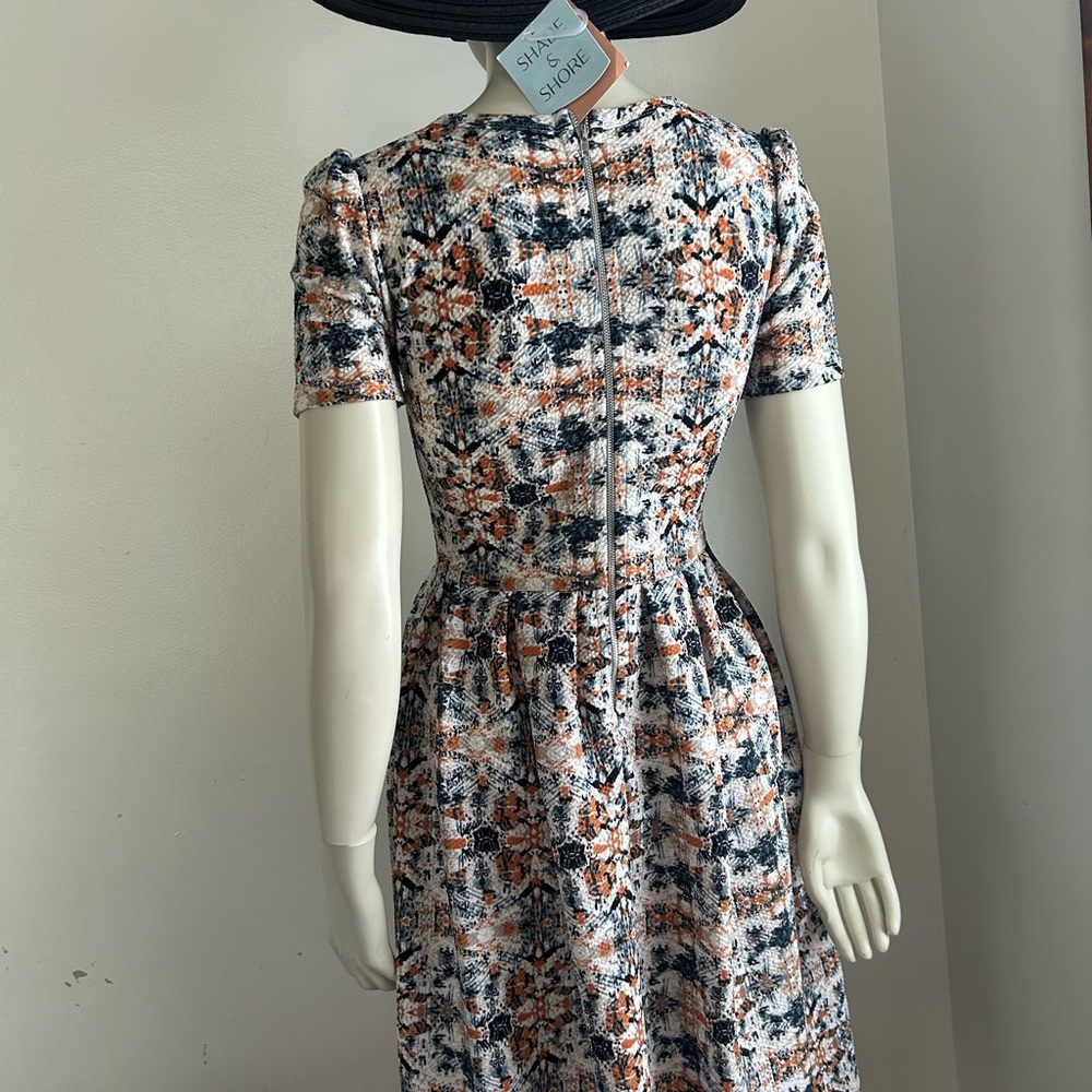 lularoe S Elegant Multicolor Patterned pleated Dr… - image 3